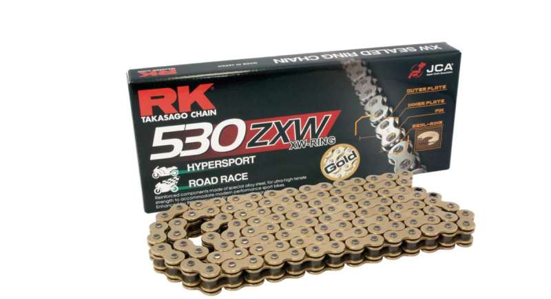 RK Chain GB530ZXW-120L XW-Ring - Gold RK Chain Chains AXOPROS