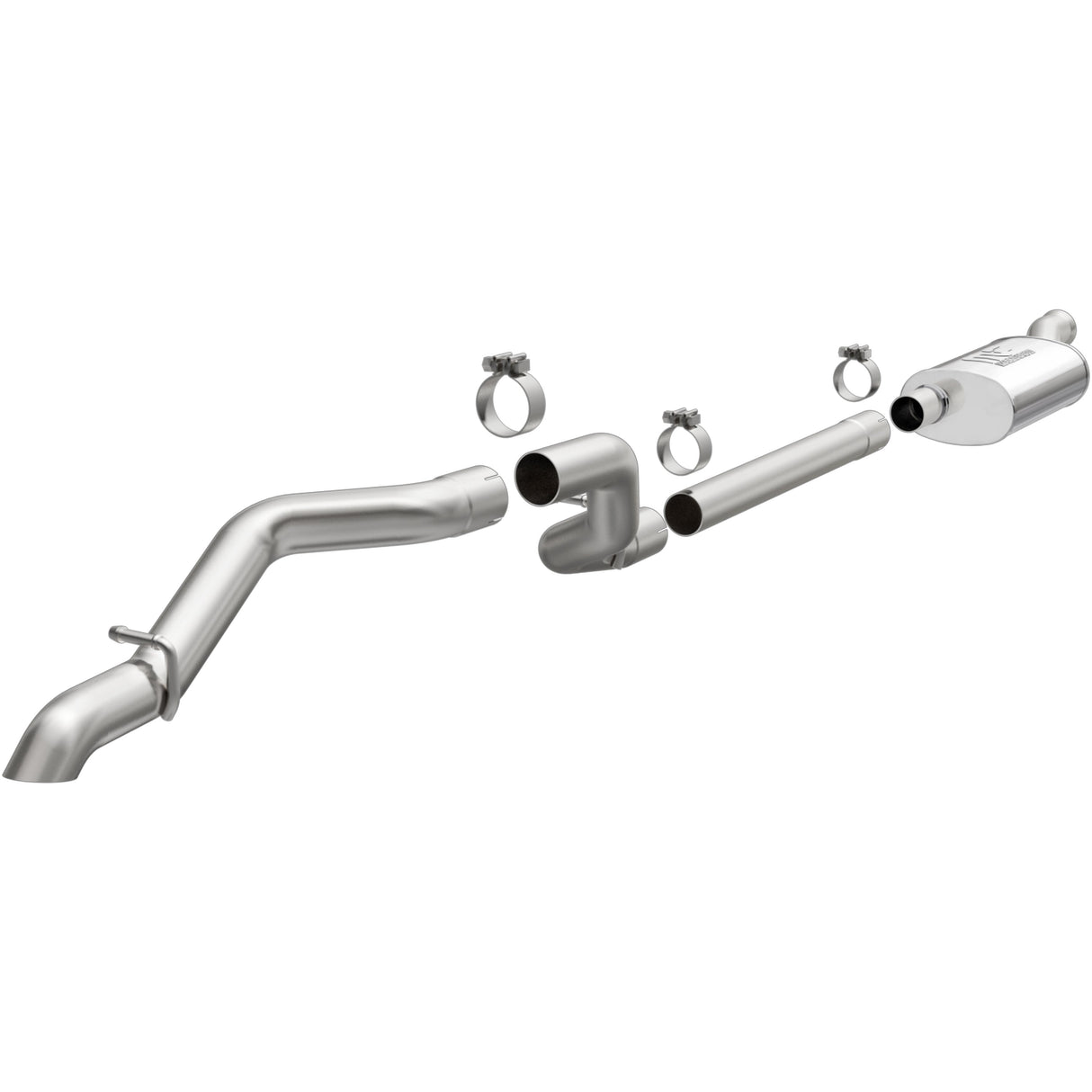 Rock Crawler Series Stainless Cat-Back System MagnaFlow Exhaust Products Exhaust System Kit AXOPROS
