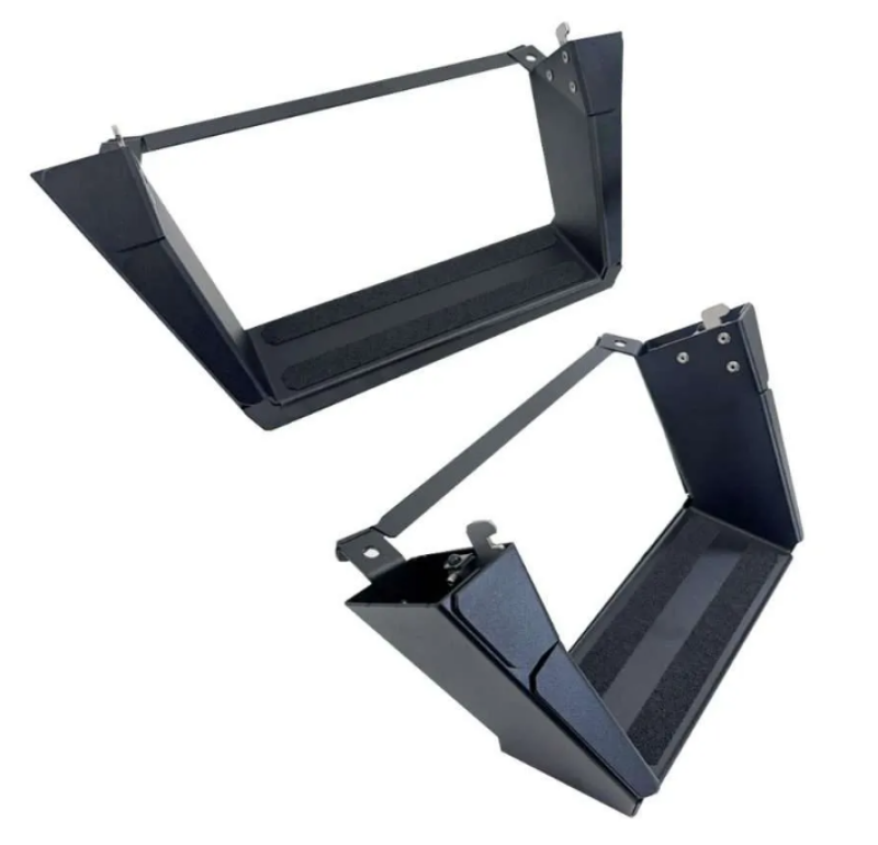 Rock Slide 18-25 Jeep Wrangler JL 7in Removable Deluxe Rock Rail Drop Step Rock Slide Engineering Steps AXOPROS