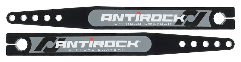 RockJock Antirock Fabricated Steel Sway Bar Arms 20in Long 18.195in C-C 5 Holes w/ Stickers Pair RockJock Sway Bars AXOPROS