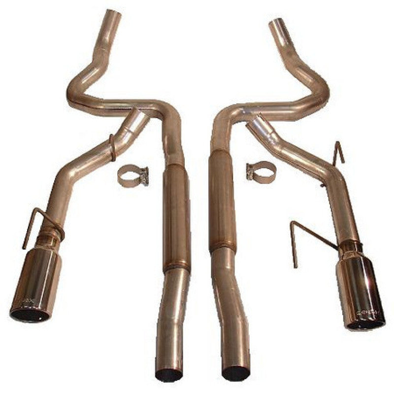Roush 2005-2009 Ford Mustang GT/GT500 Enhanced Sound Dual Cat-Back Exhaust Kit Roush Catback AXOPROS
