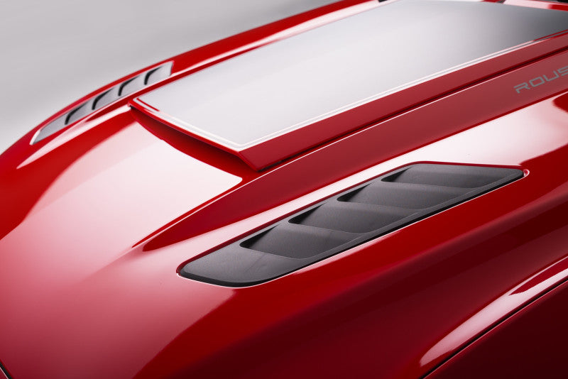 Roush 2015-2017 Ford Mustang Black Heat Extractors Roush Hood Vents AXOPROS