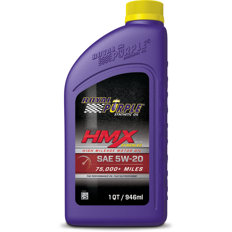 Royal Purple HMX Premium Synthetic High Mileage 5W-20 Motor Oil - 1 Quart Royal Purple Motor Oils AXOPROS