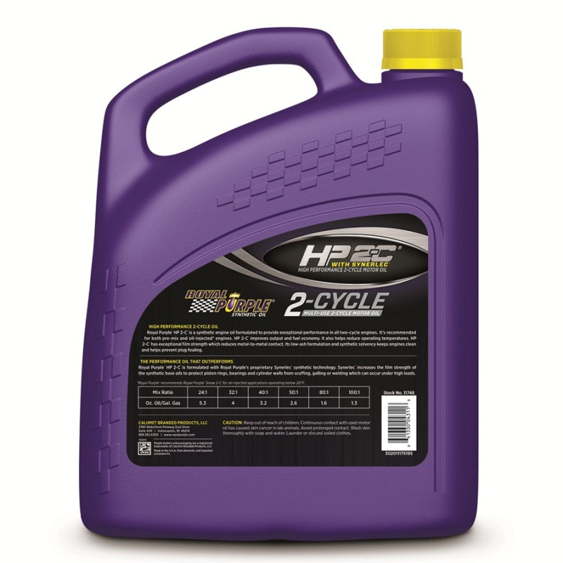 Royal Purple HP 2-C Synthetic 2-Cycle Motor Oil - 1 Gallon Royal Purple Motor Oils AXOPROS