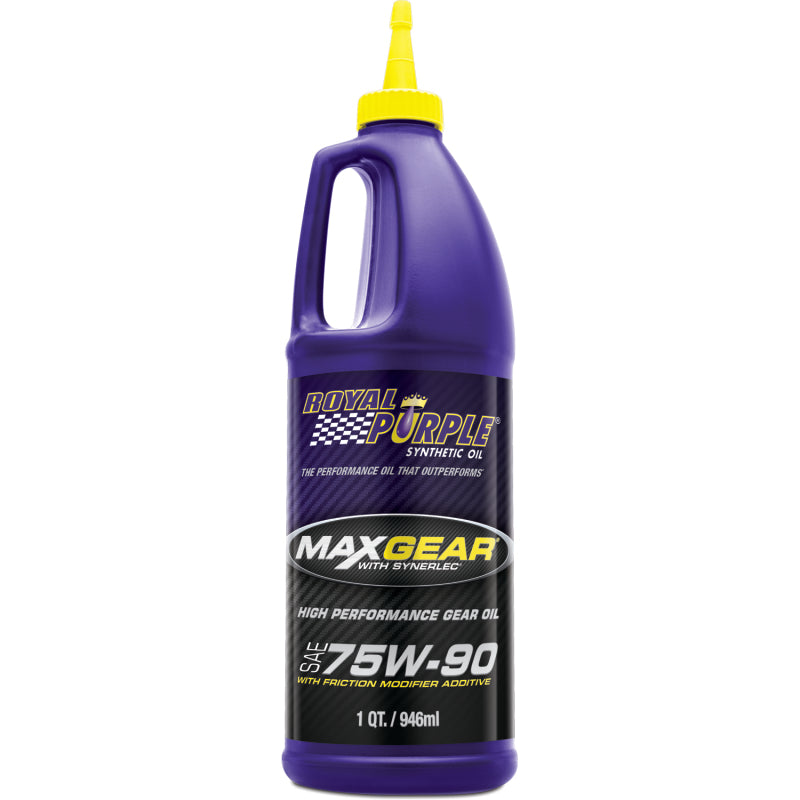 Royal Purple Max Gear Synthetic 75W-90 Gear Oil - 1 Quart Royal Purple Gear Oils AXOPROS