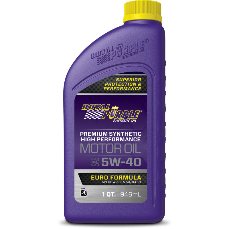 Royal Purple Premium Synthetic High Performance Euro Formula 5W-40 Motor Oil - 1 Quart Royal Purple Motor Oils AXOPROS