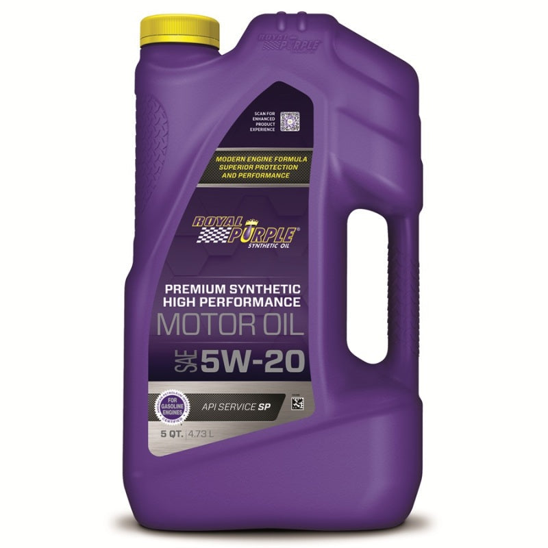 Royal Purple Premium Synthetic High Performance Multi-Grade 5W-20 Motor Oil - 5 Quart Royal Purple Motor Oils AXOPROS