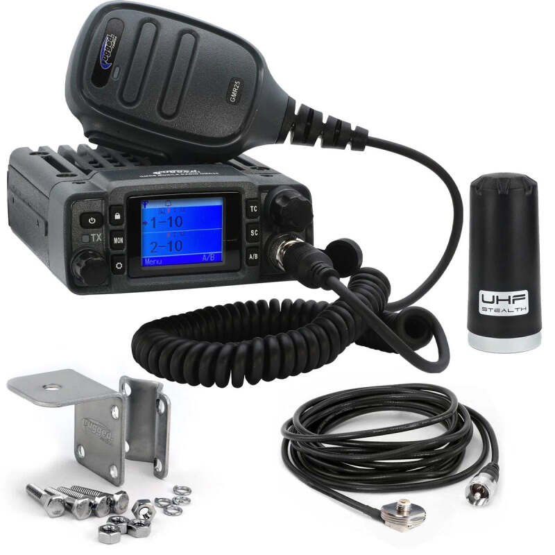 Rugged Radios Radio Kit Lite - GMR25 Waterproof GMRS Mobile Radio with Stealth Antenna Rugged Radios Audio AXOPROS
