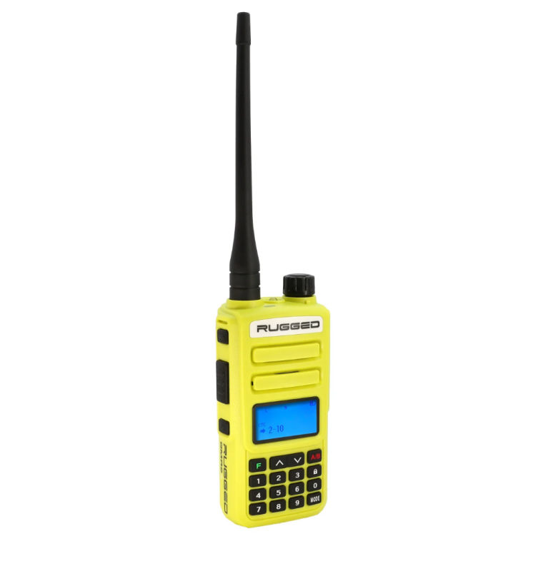 Rugged Radios Rugged GMR2 PLUS - GMRS / FRS Two Way Handheld Radio Safety Yellow Rugged Radios Radio Communications AXOPROS