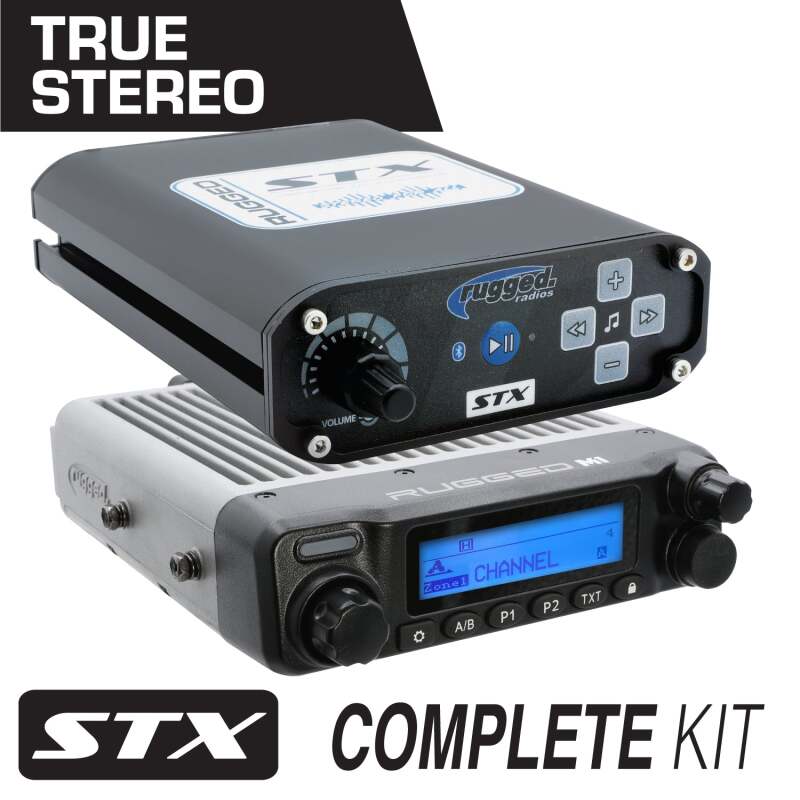 Rugged Radios STX STEREO Complete Master Comm Kit w/ Intercom - 2-Way Radio M1 VHF Business Band Rugged Radios Radio Communications AXOPROS