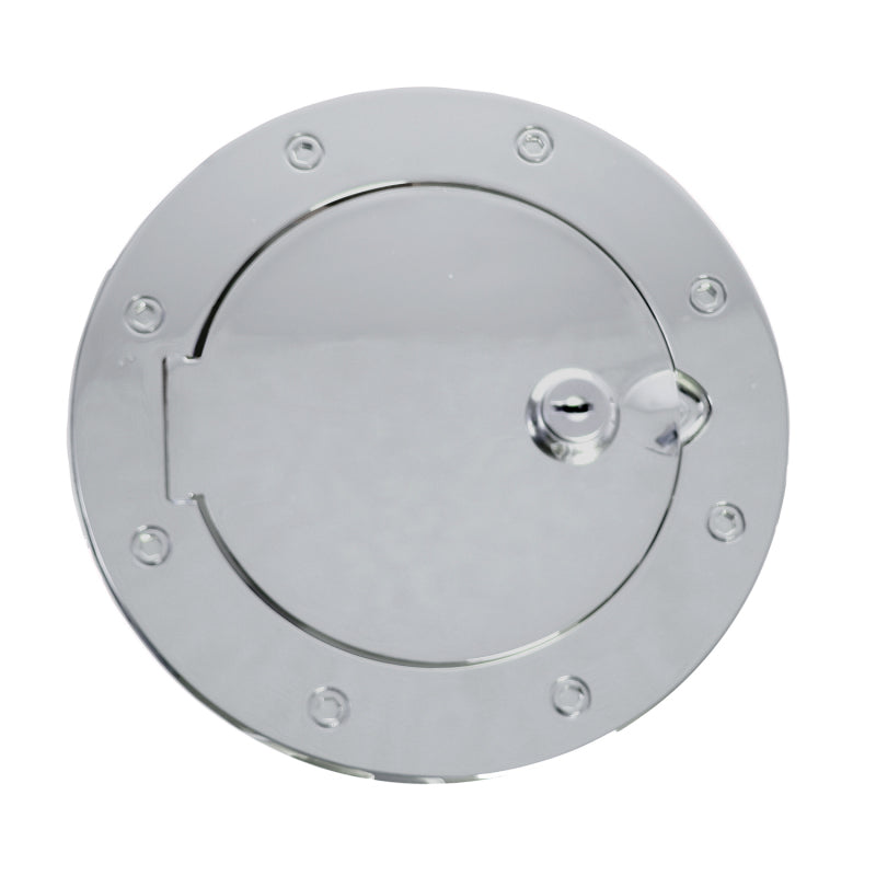 Rugged Ridge 07-18 Jeep Wrangler JK Stainless Steel Locking Gas Cap Door Rugged Ridge Fuel Caps  AXOPROS