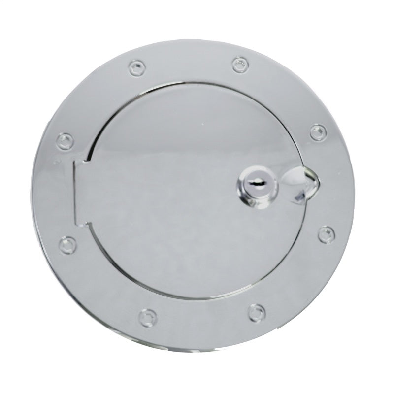 Rugged Ridge 07-18 Jeep Wrangler JK Stainless Steel Locking Gas Cap Door Rugged Ridge Fuel Caps  AXOPROS
