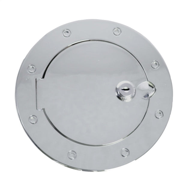 Rugged Ridge 07-18 Jeep Wrangler JK Stainless Steel Locking Gas Cap Door Rugged Ridge Fuel Caps  AXOPROS
