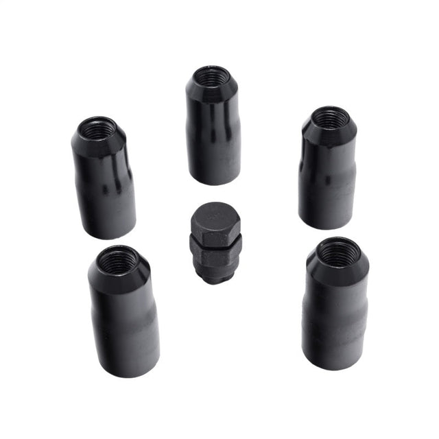 Rugged Ridge 18-20 Jeep Wrangler JL/JLU Black M14-1.5 Wheel Lock Nut Set w/Key Rugged Ridge Lug Nuts  AXOPROS