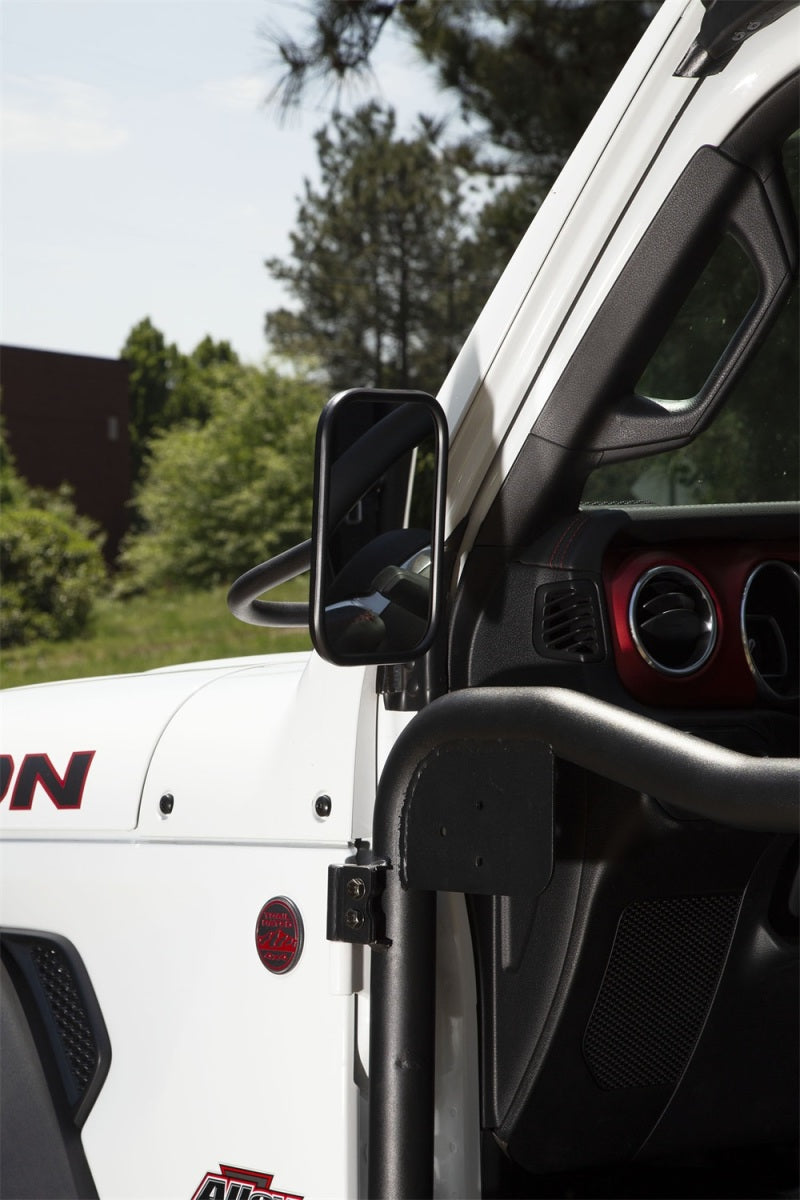 Rugged Ridge 18-20 Jeep Wrangler JL/JT Rectangular Trail Mirror Rugged Ridge Exterior Trim AXOPROS