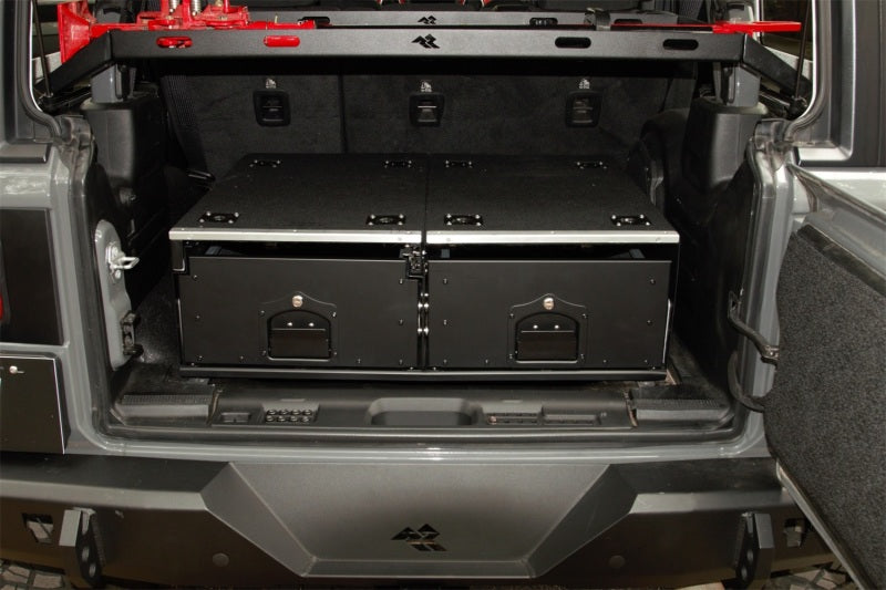 Rugged Ridge 18-22 Jeep Wrangler JL Cargo Storage Drawers Rugged Ridge Interior Lighting AXOPROS