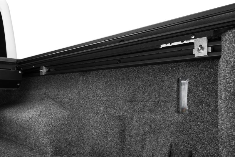 Rugged Ridge 20-22 Jeep Gladiator w/o Trail Rail Sys Armis Tonneau Cover w/Max Track - Tex. Blk Rugged Ridge Tonneau Covers - Hard Fold AXOPROS