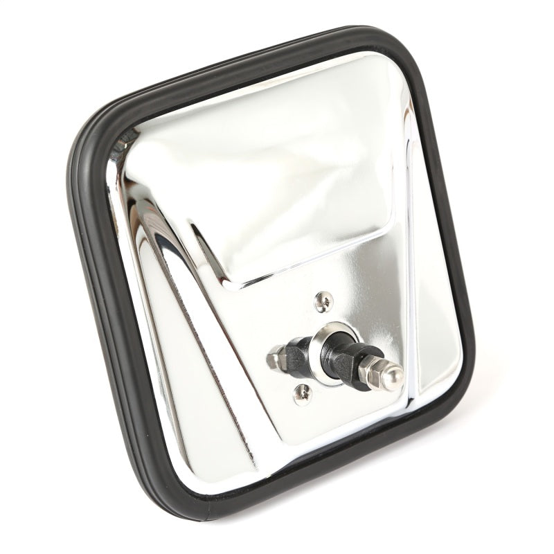 Rugged Ridge 55-86 Jeep CJ Chrome Mirror Head Rugged Ridge Exterior Trim AXOPROS