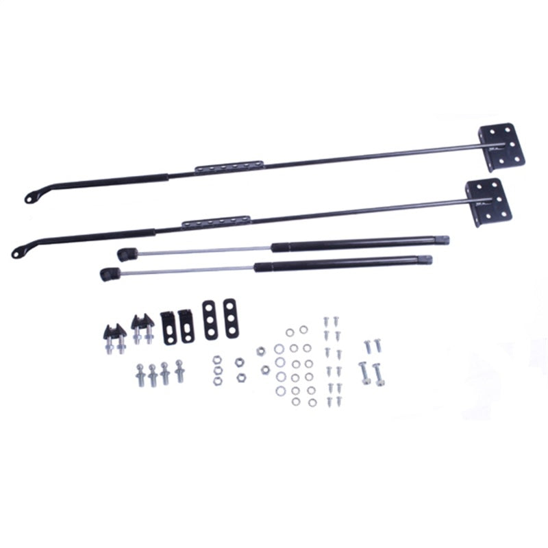 Rugged Ridge 72-06 Jeep CJ / Jeep Wrangler Hood Lift Kit Rugged Ridge Hoods AXOPROS