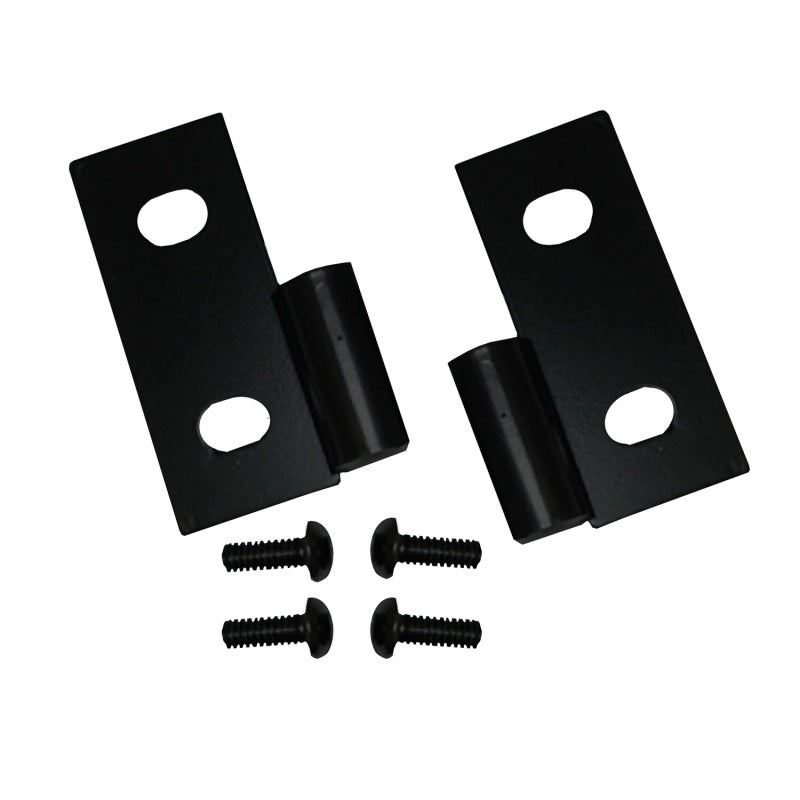 Rugged Ridge 76-06 Jeep CJ / Jeep Wrangler Black Lower Door Hinge Brackets Rugged Ridge Hardware Kits - Other AXOPROS