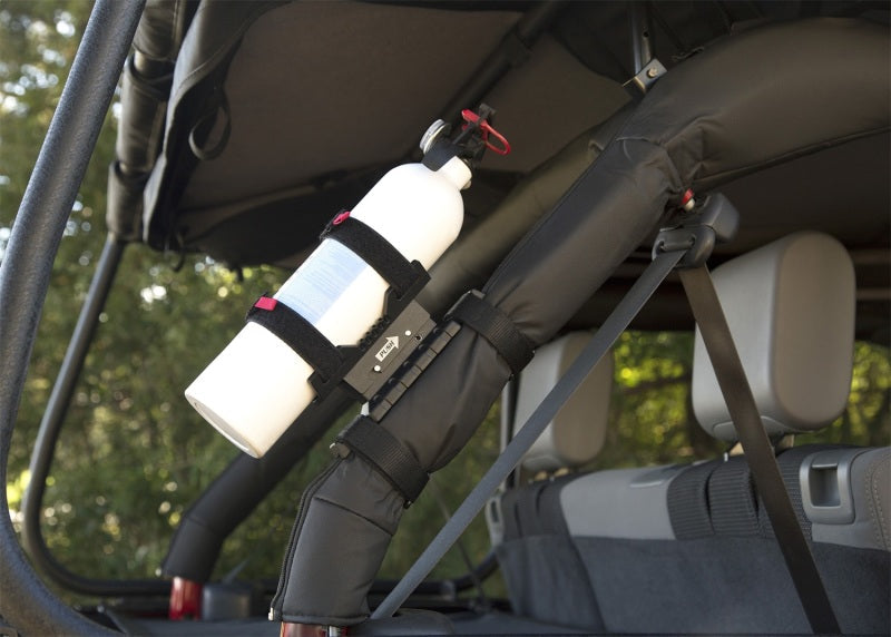 Rugged Ridge 76-20 Jeep Wrangler Elite Fire Extinguisher Holder Rugged Ridge Roll Cage Components AXOPROS