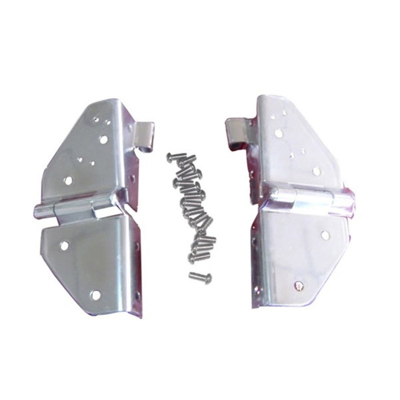 Rugged Ridge 76-95 Jeep CJ / Jeep Wrangler Stainless Steel Windshield Hinges Rugged Ridge Hardware - Singles AXOPROS