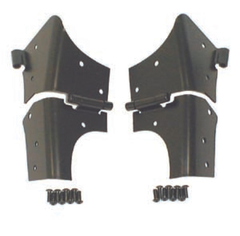 Rugged Ridge 97-06 Jeep Wrangler TJ Black Windshield Hinges Rugged Ridge Hardware - Singles AXOPROS
