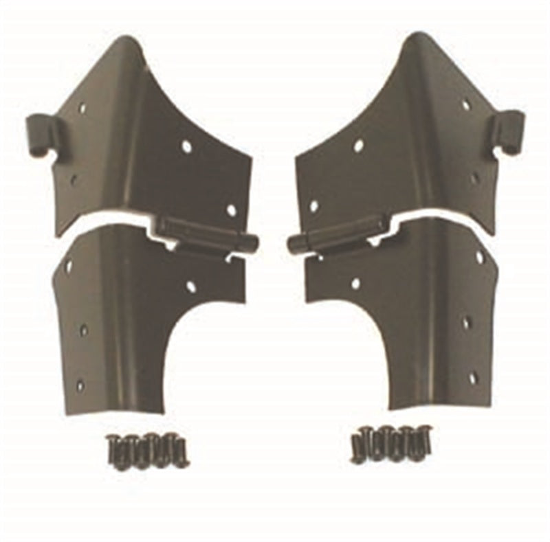 Rugged Ridge 97-06 Jeep Wrangler TJ Black Windshield Hinges Rugged Ridge Hardware - Singles AXOPROS