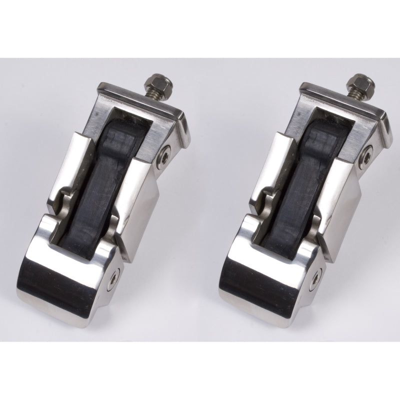 Rugged Ridge 97-06 Jeep Wrangler TJ Stainless Steel Hood Catch Set Rugged Ridge Brackets AXOPROS