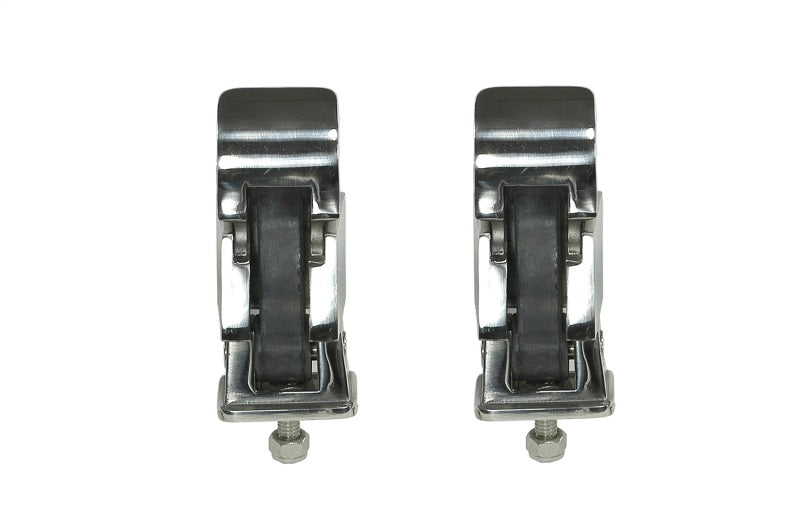 Rugged Ridge 97-06 Jeep Wrangler TJ Stainless Steel Hood Catch Set Rugged Ridge Brackets AXOPROS