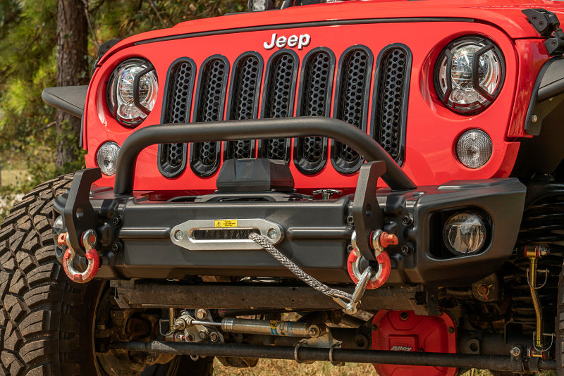 Rugged Ridge Arcus Front Bumper Set W/ Overrider 2018 Jeep Wrangler JK Rugged Ridge Bumpers - Steel AXOPROS