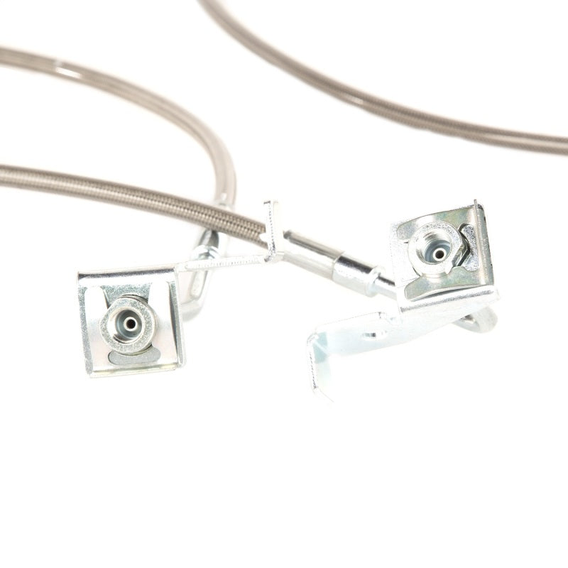 Rugged Ridge Brake Hose Kit Braided Stainless 07-18 Jeep Wrangler Rugged Ridge Brake Line Kits AXOPROS