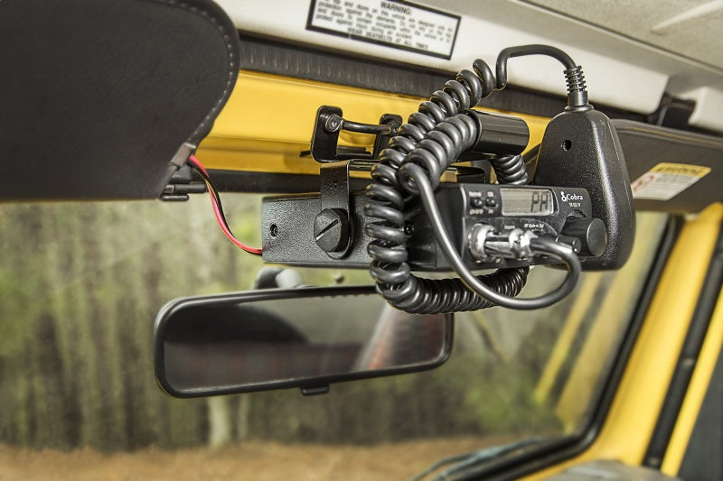 Rugged Ridge CB Radio Mount Windshield 97-02 Jeep Wrangler TJ Rugged Ridge Interior Lighting AXOPROS