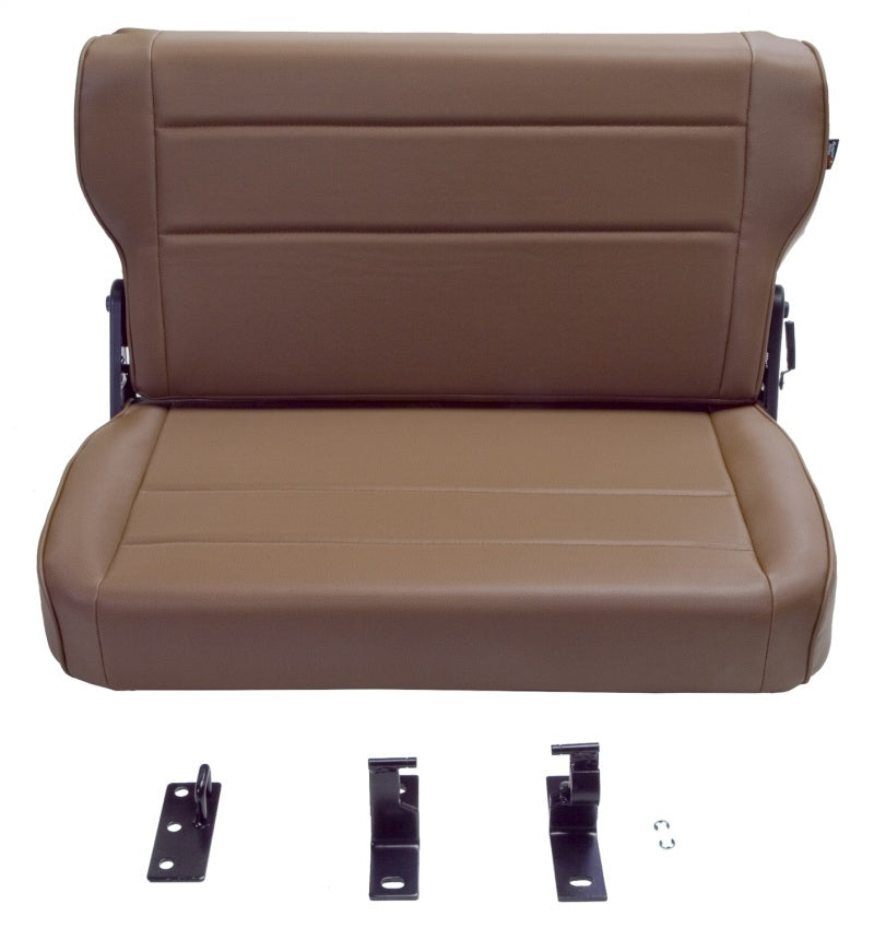 Rugged Ridge Fold & Tumble Rear Seat Spice 76-95 Jeep CJ / Jeep Wrangler Rugged Ridge Seat Releases AXOPROS