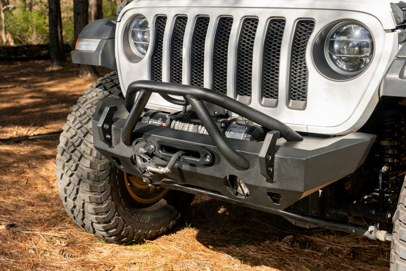 Rugged Ridge HD X-Striker 07-18 Jeep Wrangler JK 18-20 Jeep Wrangler JL Rugged Ridge Bumpers - Steel AXOPROS