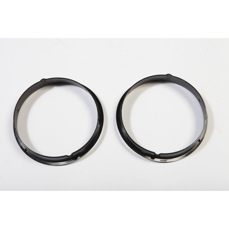 Rugged Ridge Headlight Bezels Black 97-06 Jeep Wrangler Rugged Ridge Light Mounts AXOPROS