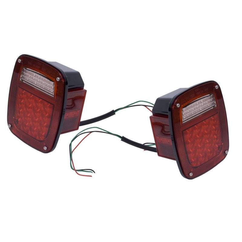 Rugged Ridge LED Tail Light Set 76-06 Jeep CJ Jeep Wrangler Rugged Ridge Light Bars & Cubes AXOPROS