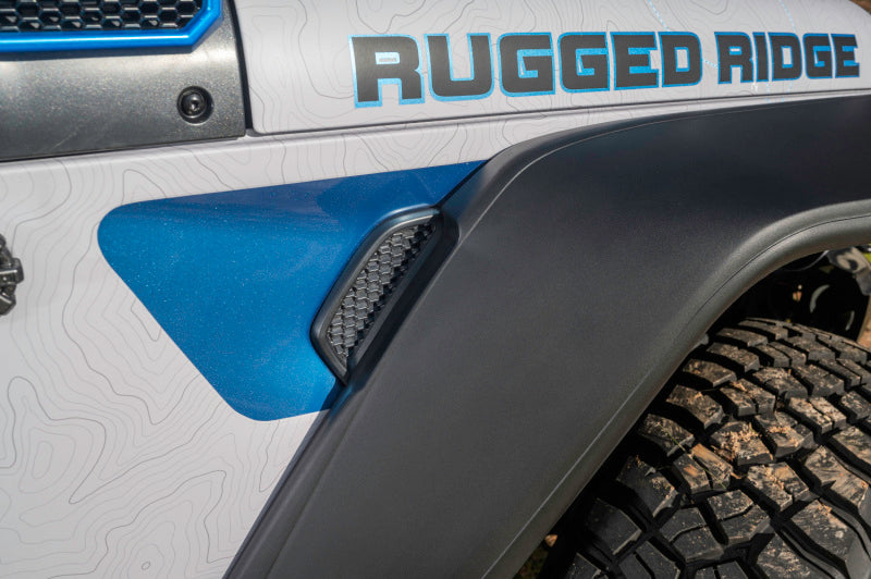 Rugged Ridge Max Terrain Fender Flare Set F & R 18-22 Jeep Wrangler JL Rugged Ridge Fenders AXOPROS