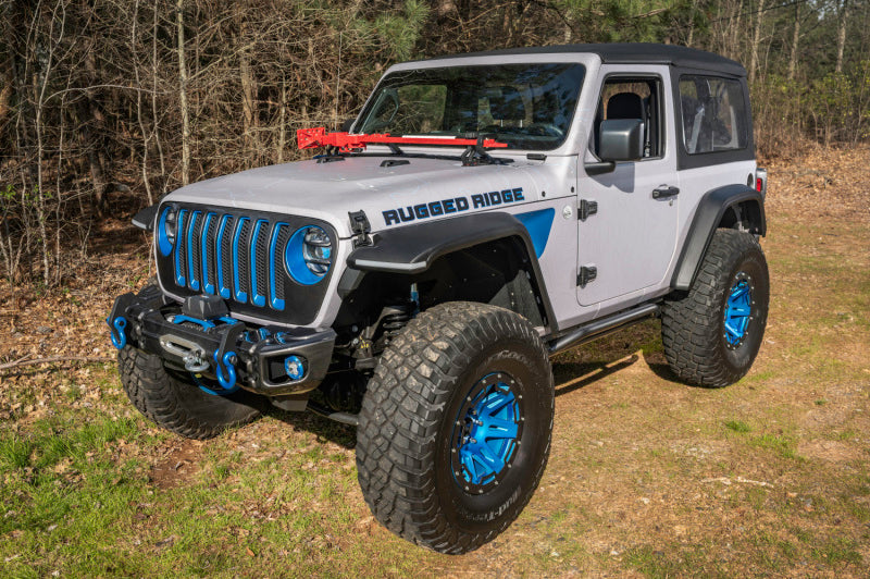 Rugged Ridge Max Terrain Fender Flare Set F & R 18-22 Jeep Wrangler JL Rugged Ridge Fenders AXOPROS