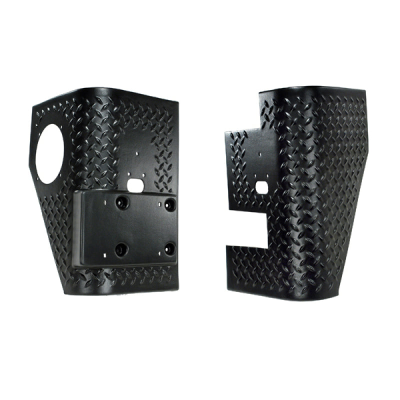 Rugged Ridge Rear Corner Guards Body Armor 97-06 Jeep Wrangler TJ Rugged Ridge Body Armor & Rock Rails AXOPROS