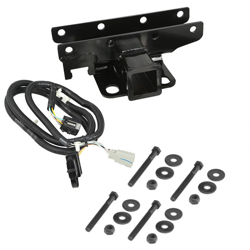 Rugged Ridge Receiver Hitch Kit w/ Wiring Harness 07-18 Jeep Wrangler JK Rugged Ridge Hitch Accessories AXOPROS