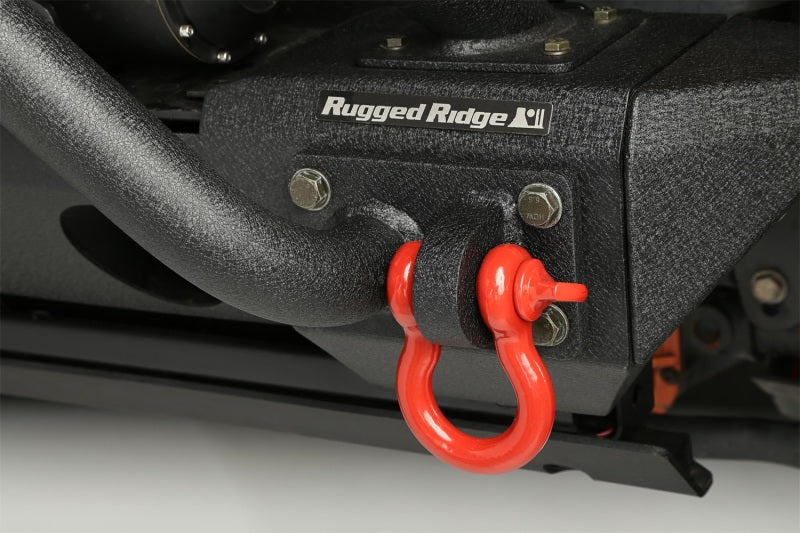 Rugged Ridge Red 7/8in D-Shackles Rugged Ridge Shackle Kits AXOPROS