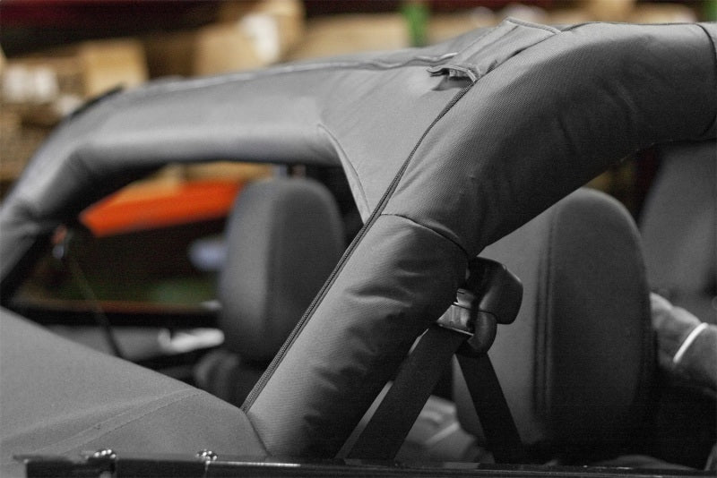 Rugged Ridge Roll Bar Cover Vinyl 07-18 Jeep Wrangler Unlimited JK Rugged Ridge Roll Cage Components AXOPROS