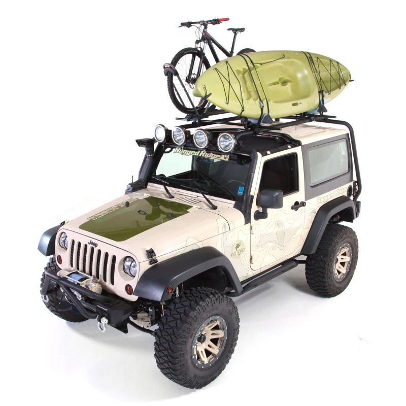 Rugged Ridge Roof Rack 07-18 Jeep 2-Door Jeep Wrangler Rugged Ridge Roof Rack AXOPROS