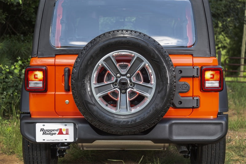 Rugged Ridge Spartacus HD Tire Carrier Hinge Casting 18-20 Jeep Wrangler JL Rugged Ridge Spare Tire Carriers AXOPROS
