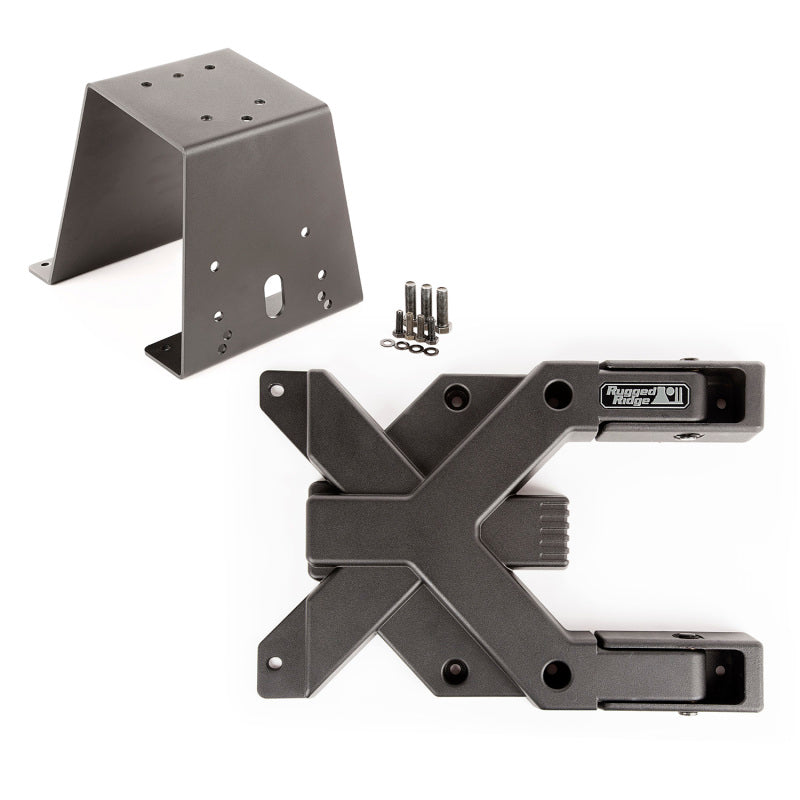 Rugged Ridge Spartacus HD Tire Carrier Kit 97-06 TJ Rugged Ridge Spare Tire Carriers AXOPROS