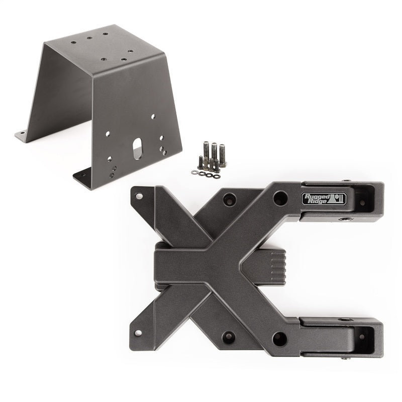 Rugged Ridge Spartacus HD Tire Carrier Kit 97-06 TJ Rugged Ridge Spare Tire Carriers AXOPROS