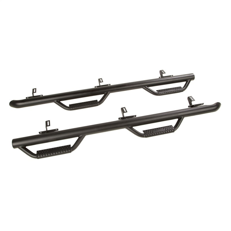 Rugged Ridge Spartan Nerf Bar Textured Black 07-18 Jeep Wrangler JKU 4 Door Rugged Ridge Nerf Bars  AXOPROS