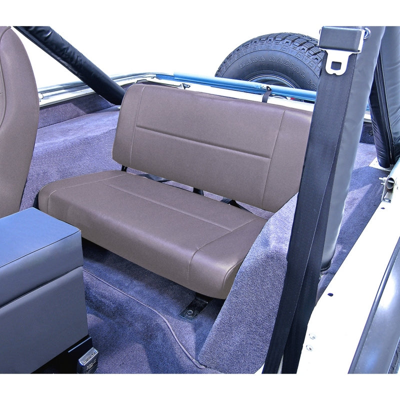 Rugged Ridge Standard Rear Seat Gray 55-95 Jeep CJ / Jeep Wrangler Rugged Ridge Seats AXOPROS