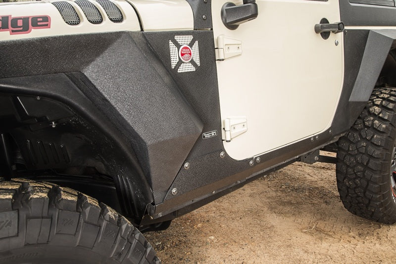 Rugged Ridge Steel Body Armor Cladding 07-18 Jeep Wrangler JK Rugged Ridge Body Armor & Rock Rails  AXOPROS